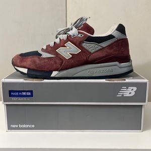 New Balance 998 J.Crew “Port” size 8